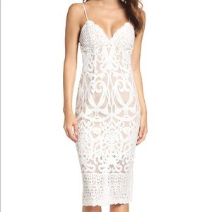 Bardot Gia Lace Midi Dress